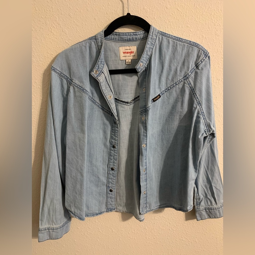 Collector wrangler jean shorts vintage small